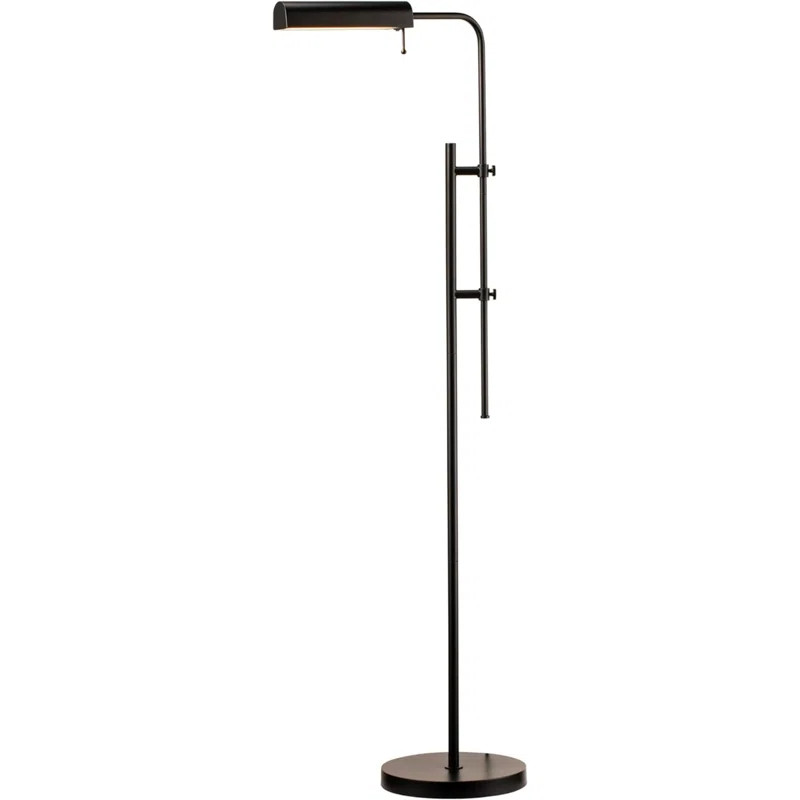 Hokku Designs Maesynn Cedric Adjustable Pharmacy Floor Lamp - Industrial Design for Reading, Craf... | Wayfair North America