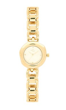 Ettika Open Circle Bracelet Watch in Gold from Revolve.com | Revolve Clothing (Global)