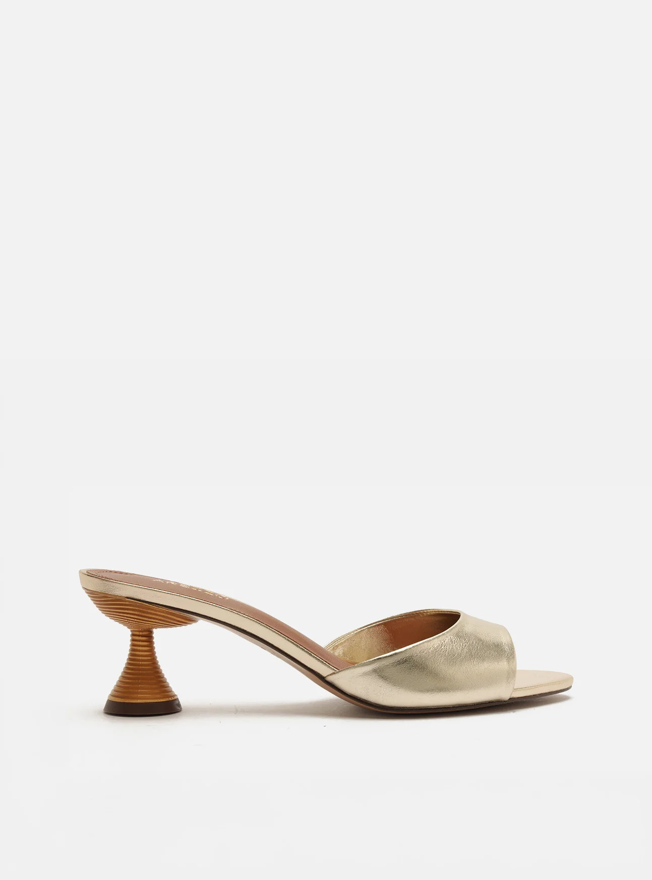 Luciana Low Stiletto Leather Sandal | Arezzo US