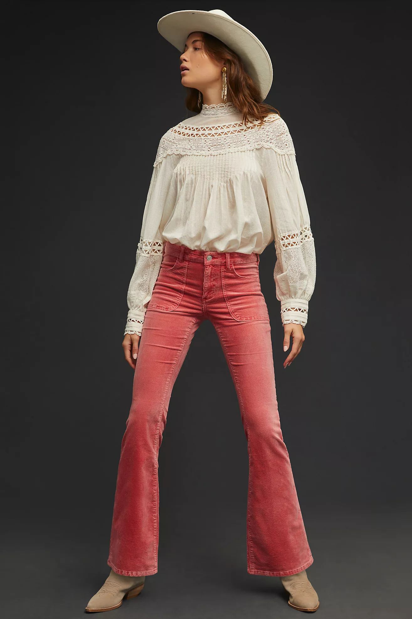 The Icon Flare Corduroy Jeans | Anthropologie (US)