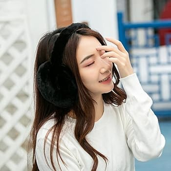 JIANWEI Ear Muffs Foldable Outdoor Sports Women Men Windproof For Winter Skiing Warmers | Amazon (US)