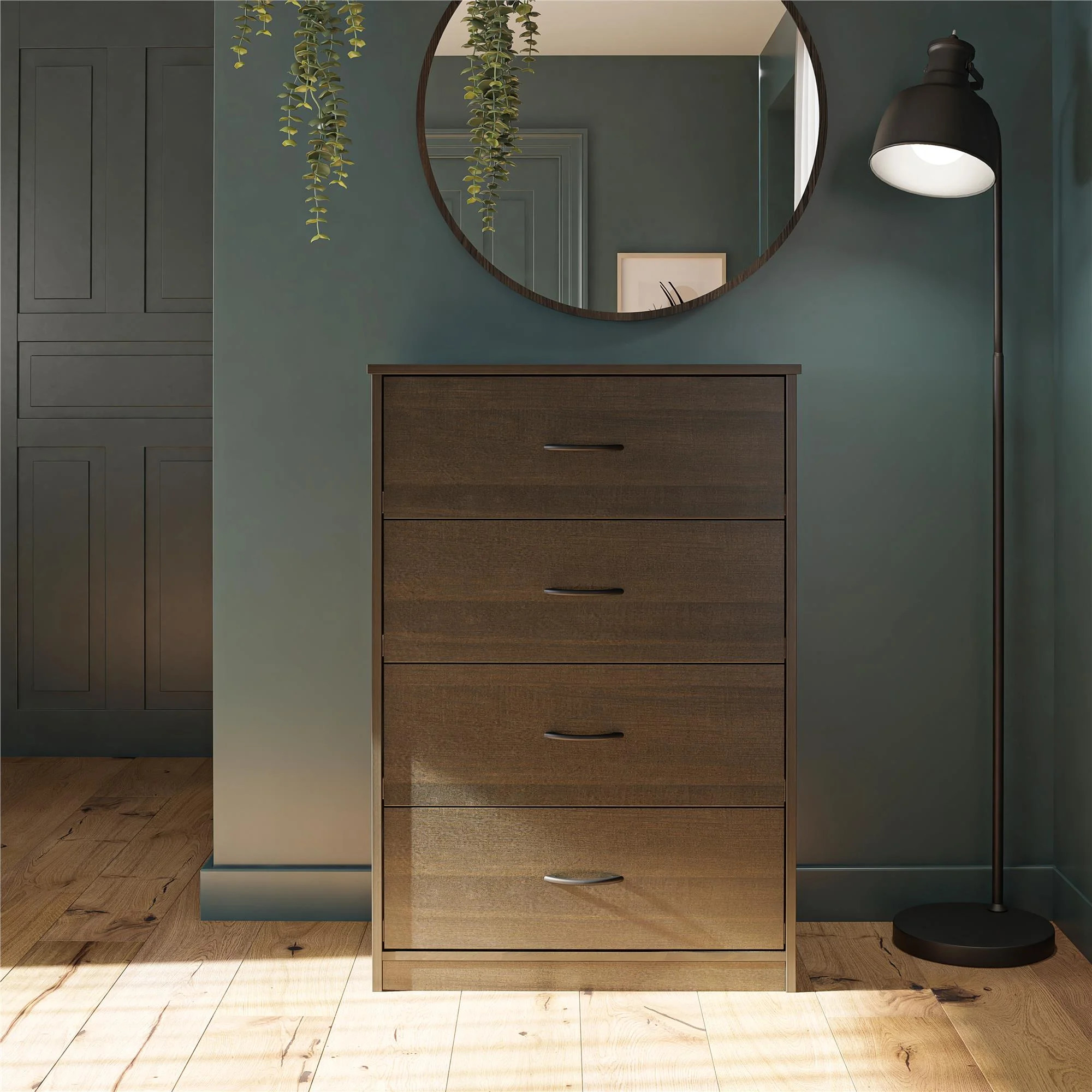 Mainstays Classic 4 Drawer Dresser, Espresso | Walmart (US)