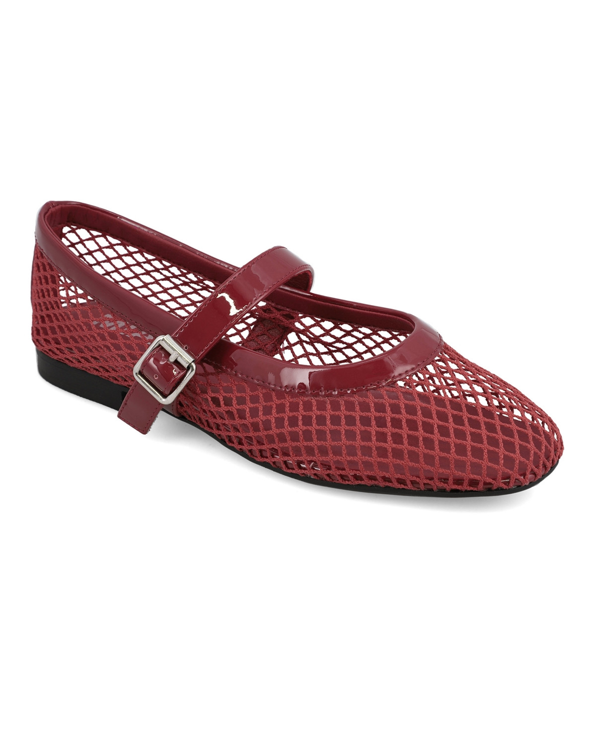 Mia Women's Rayza Mary-Jane Round Toe Flats - Red | Macy's