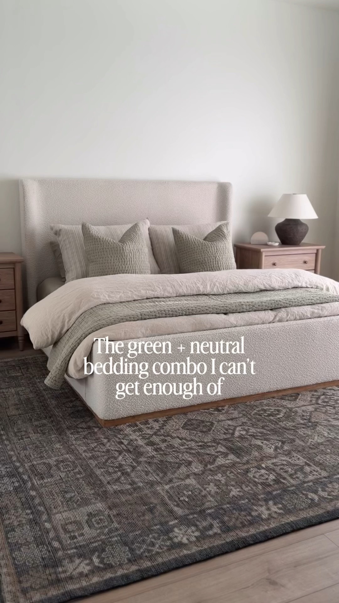 🤍 This is the bedding I sent to friends when they want betting recommendations! I love the light green sheets + quilt paired with the neutral duvet. It feels so fresh and clean for summer! The sheets are Willow leaf color and the duvet cover is natural chambray. 

#bedding #greenbedding #boujeeonabudget

#LTKHome