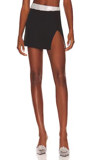 superdown Ryan Studded Mini Skirt in Black. - size L (also in XS) | Revolve Clothing (Global)