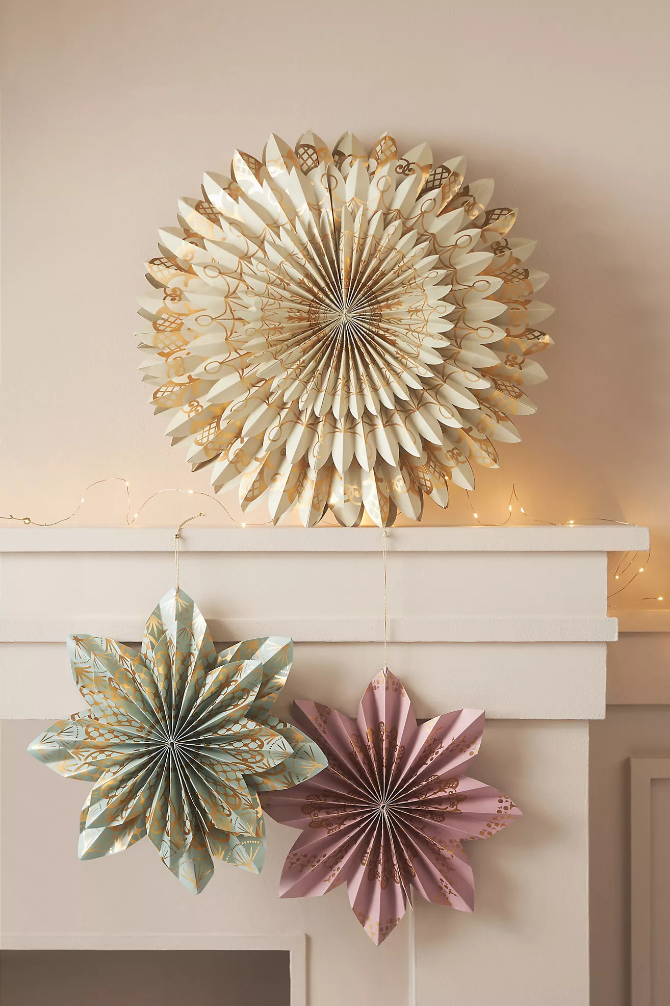 Lumiere Paper Party Fans | Anthropologie (US)