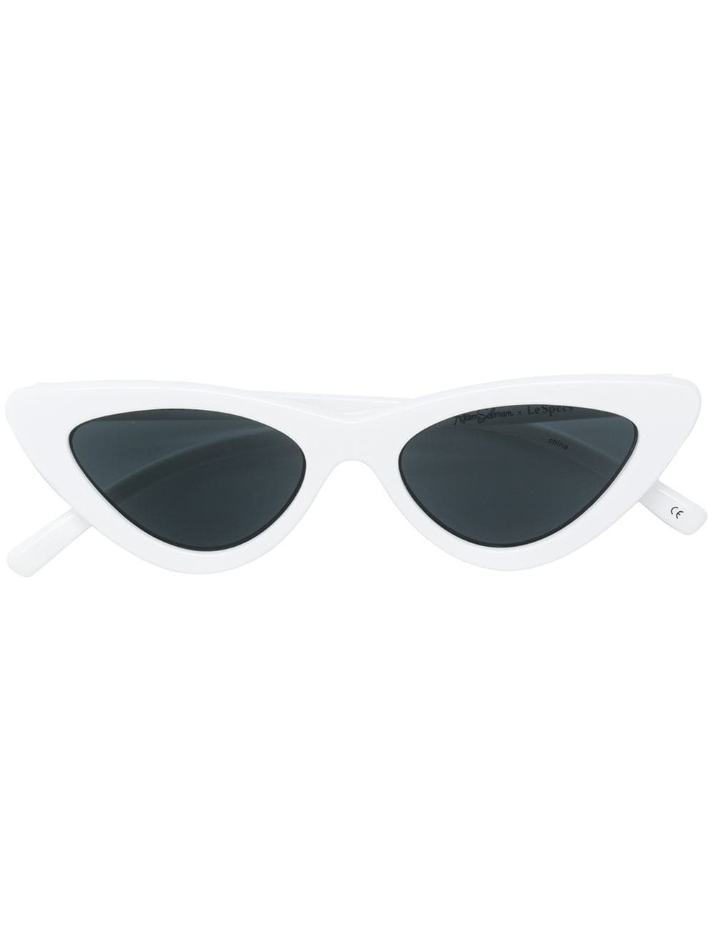 Le Specs Le Specs x Adam Selman The Last Lolita sunglasses - White | FarFetch US