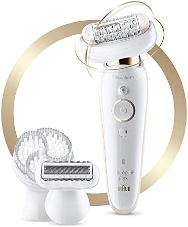 Braun Epilator Silk-épil 9 9-030 with Flexible Head, Facial Hair Removal for Women and Men, Shav... | Amazon (US)