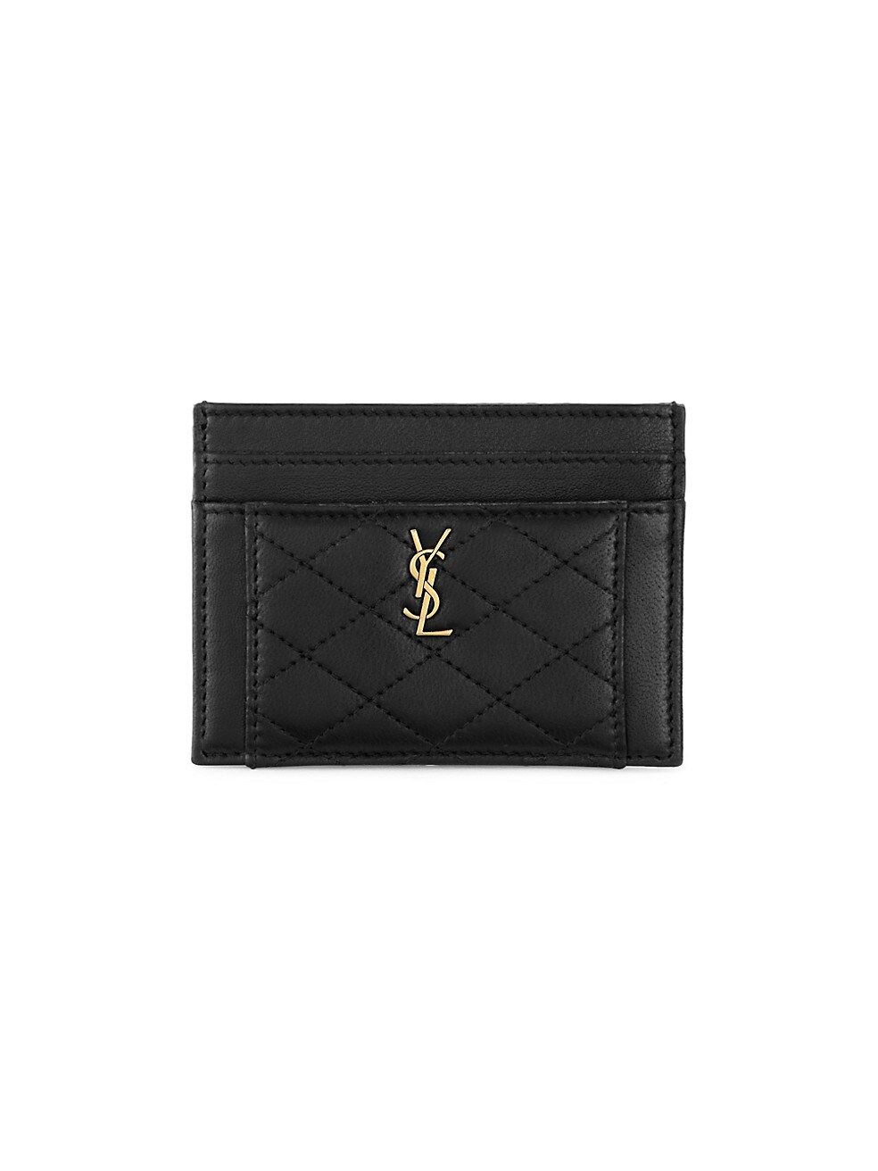 Quilted Leather Card Case | Saks Fifth Avenue