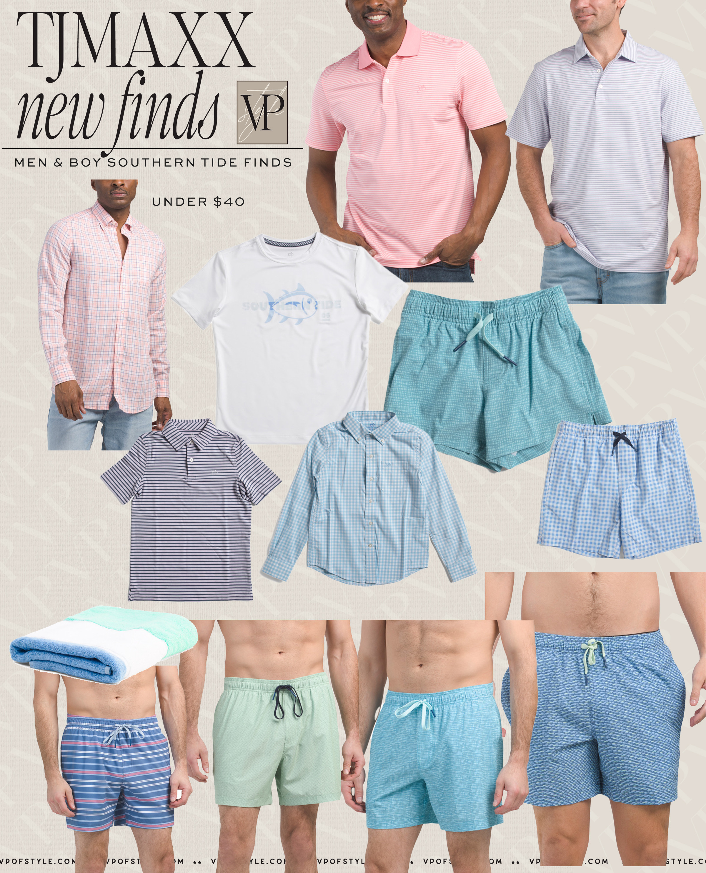 Southern tide brand for men and boys majorly discounted at tjmaxx right now. Men’s swim, boys swim, spring style finds for men, all under $40

#LTKFindsUnder50 #LTKSwim #LTKSaleAlert
