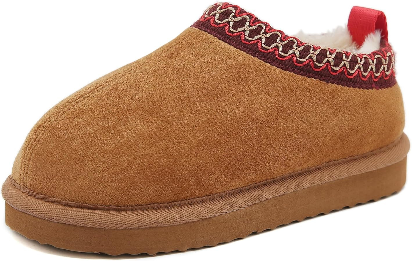 SMajong Kids Slippers Plush Warm Girls Fuzzy House Slippers Boys Platform Slipper Slip-on Shoes W... | Amazon (US)