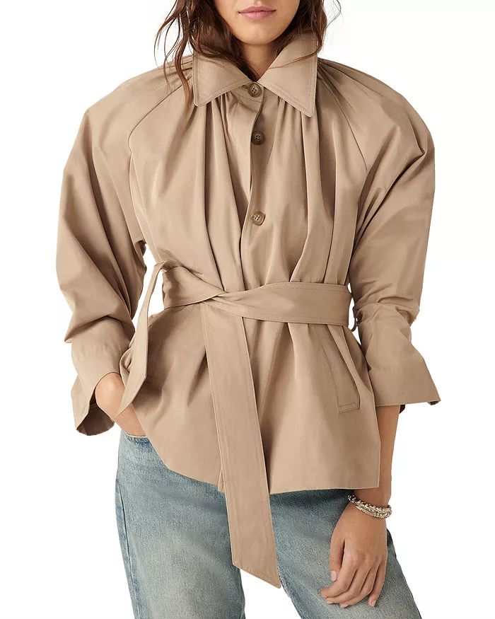 Isma Cropped Trench Coat | Bloomingdale's (US)