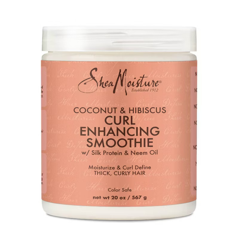 SheaMoisture Coconut & Hibiscus Curl Enhancing Smoothie - 20oz | Target