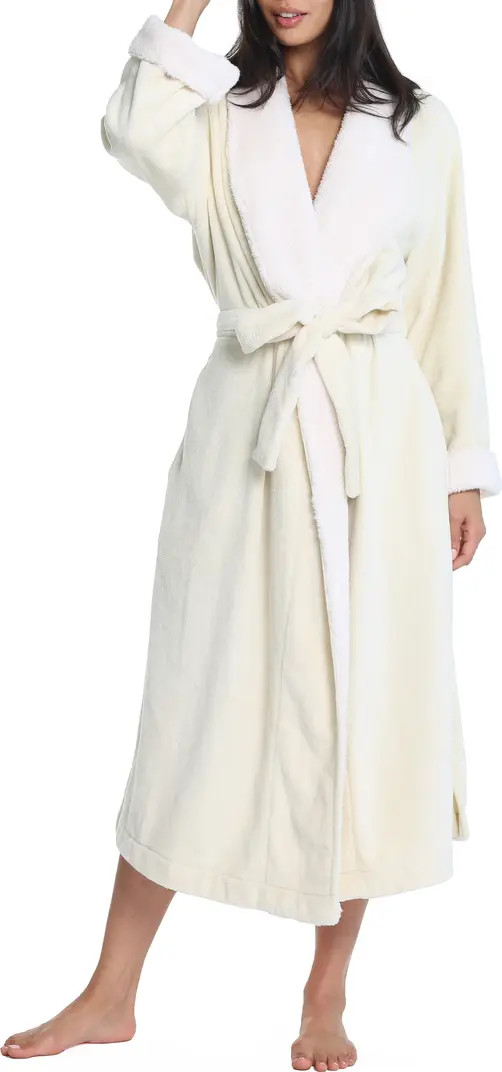 High Pile Fleece Robe & Sleep Mask Set | Nordstrom