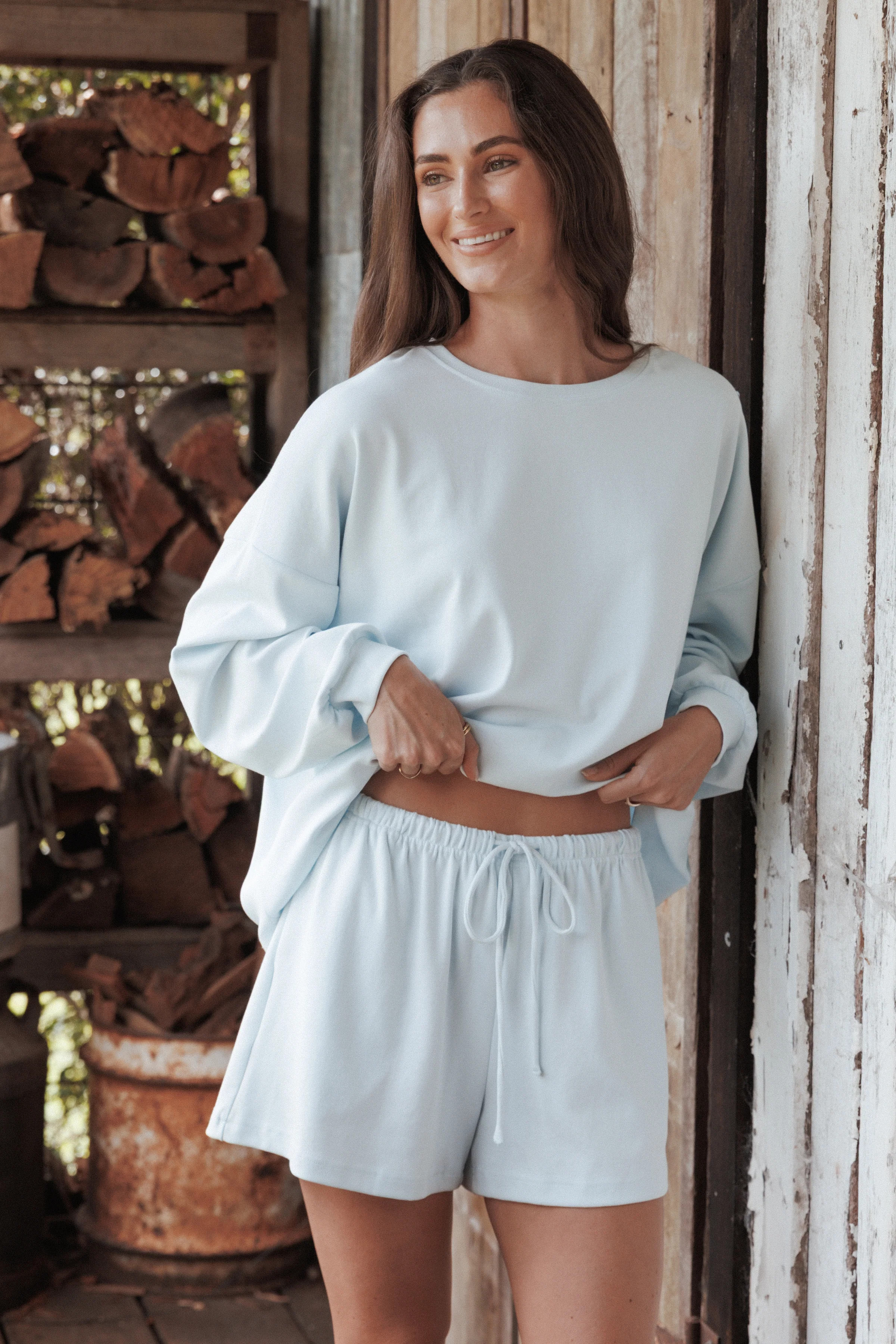 Eliza Short Set - Ice Blue | Petal & Pup (AU)