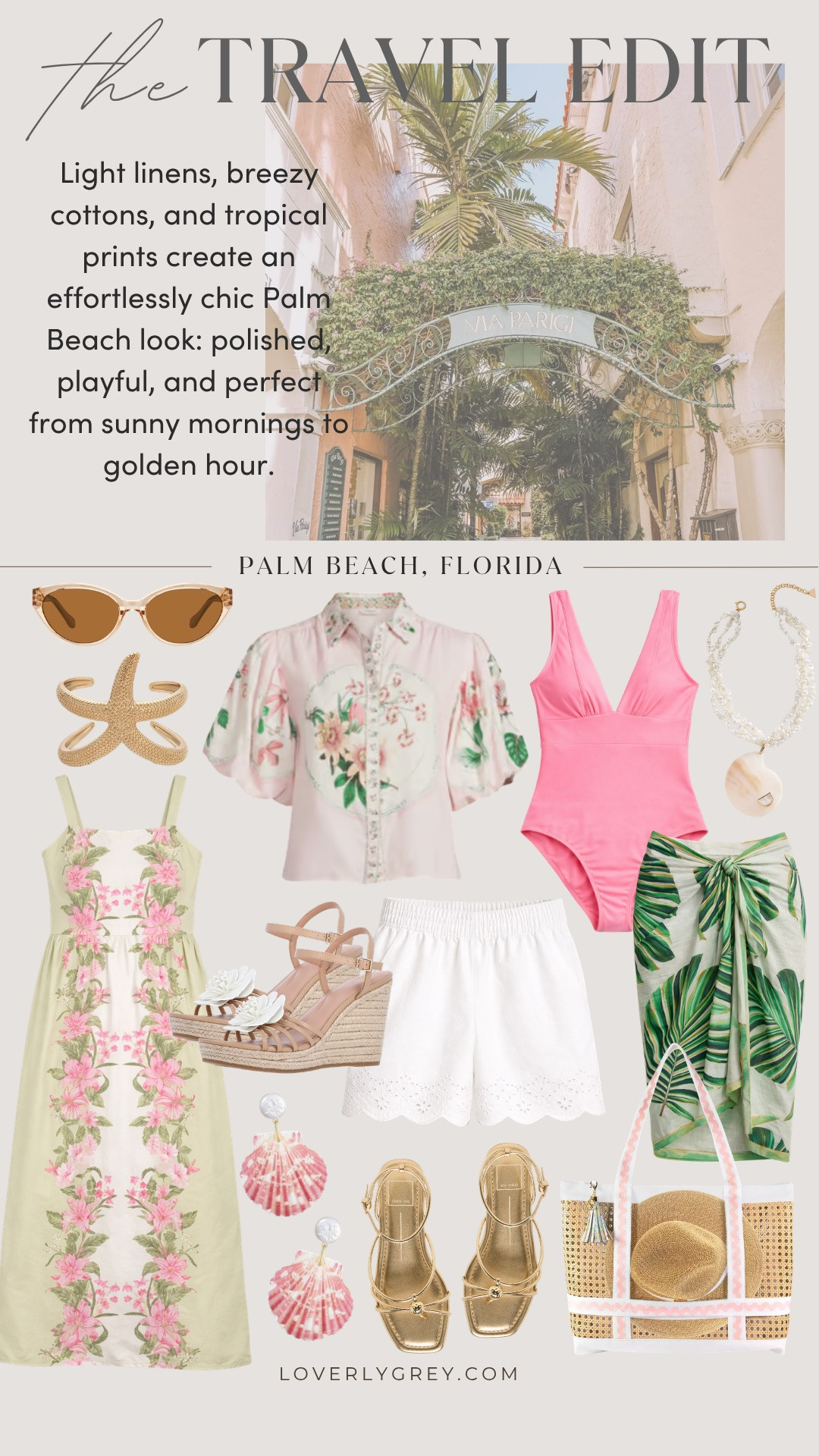 Palm Beach effortless looks? Yes please! Light linens, tropical prints, and easy pieces you’ll wear from poolside to dinner.

Loverly Grey, palm beach style, resort wear, tropical prints, linen outfits, vacation outfits, spring summer style, beach vacation outfits, woven accessories 

 #LTKSeasonal #LTKSwim #LTKTravel