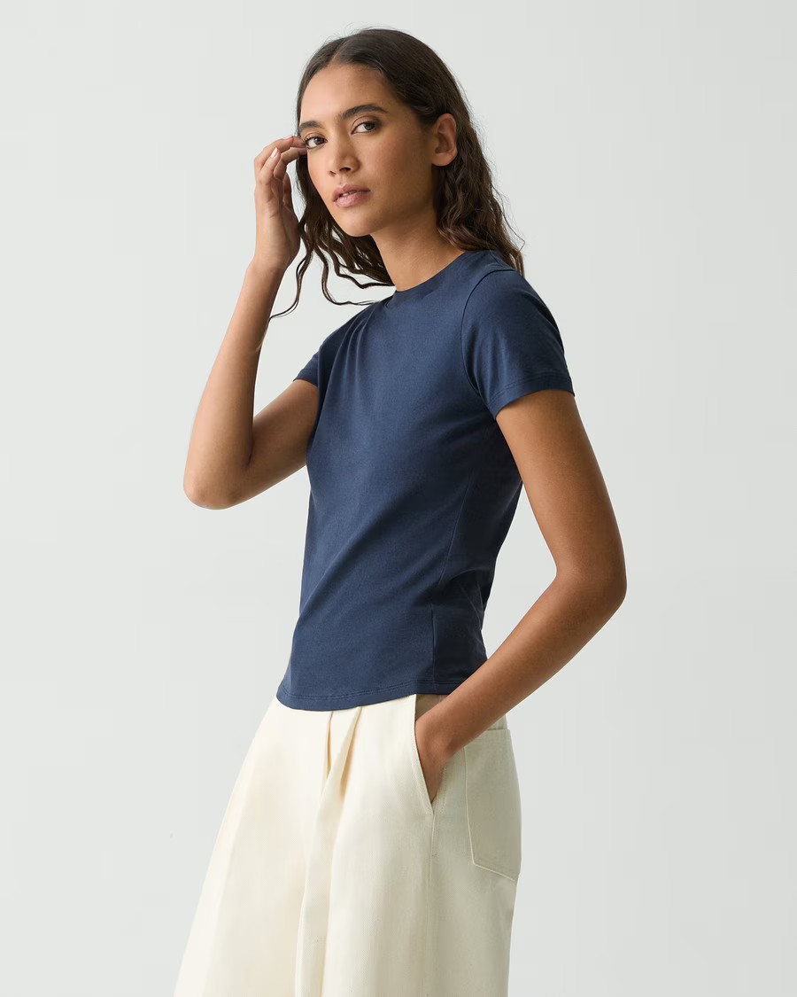 Tiny Tee in Organic Cotton | Theory