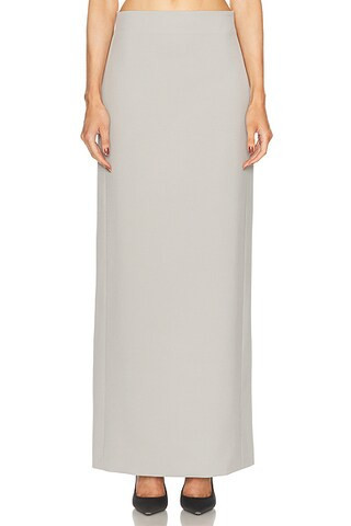 WARDROBE.NYC Column Skirt in Cement - Grey. Size XL (also in M, XS, XXS). | FWRD 