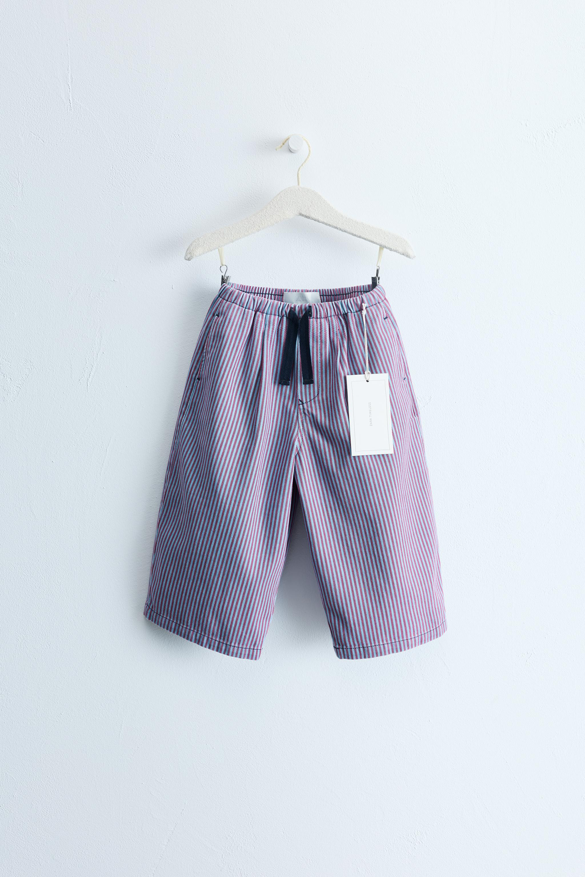 ZARA TIMELESS - STRIPED BALLOON PANTS | Zara US