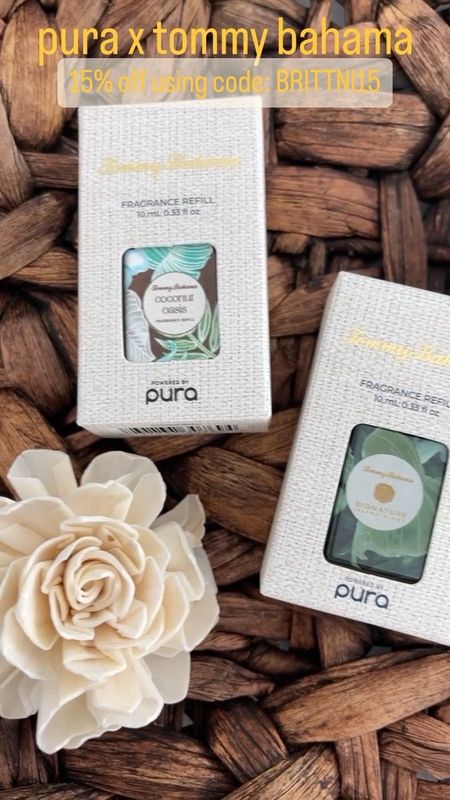Feels like SUMMER!!
15% off using code: BRITTNI15

We love our @pura diffusers in our home. Aesthetically pleasing and so easy to swap scents. All controlled by the pura app at your fingertips.
Tommy BAHAMA Collab with Pura brings you the most perfect summer scents for your home! Fruity yet Sexy. 

• Coconut Oasis
• Maui Mango
• Signature Island Blend
• Pineapple Cilantro 

Turn your home into a tropical paradise this summer. 
Use my code: BRITTNI15 for 15% off your order.

#pura #purapartner #trypura #smartdiffuser #homestyle #homeoffice #decoration #interiordesign #diffusers #tommybahama #collaboration #aesthetic

#LTKfamily #LTKhome #LTKFind