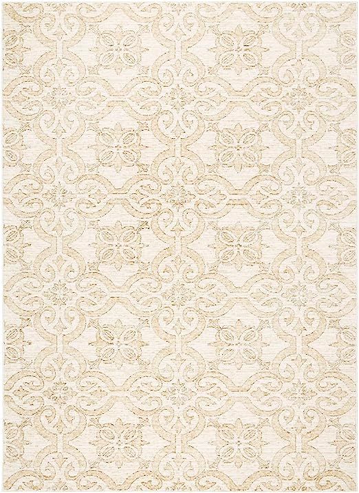 Lillian Lillian August Tiara Helene French Country Moroccan Area Rug, Ivory/Beige, 5'2"x7'8" | Amazon (US)