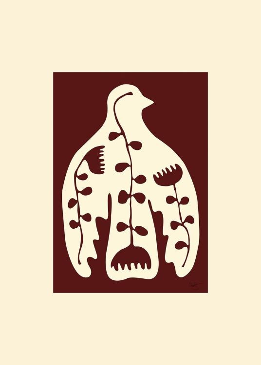 Mie & Him - Birds and Flowers Print | Desenio