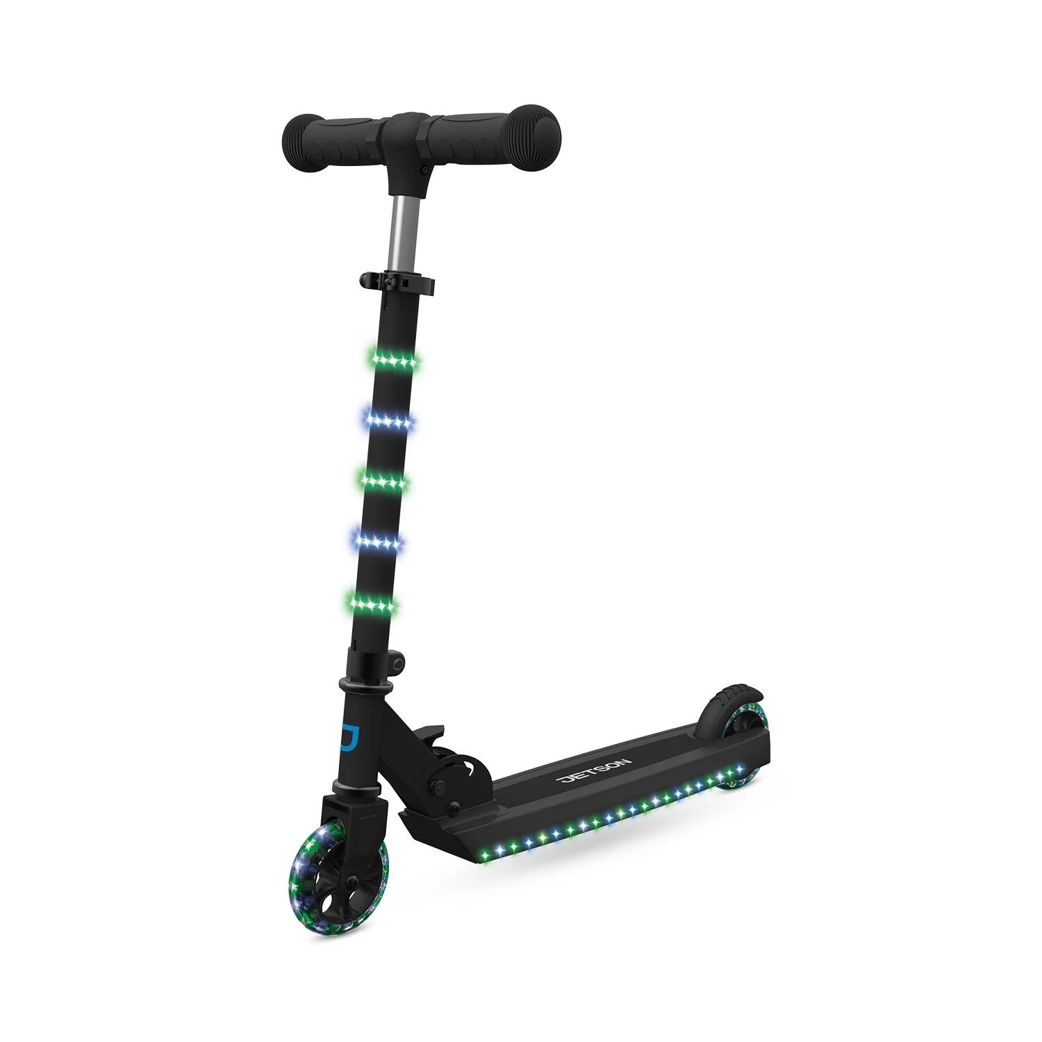 Jetson Orbit Light-up Folding Kids Kick Scooter, Blue | Walmart (US)