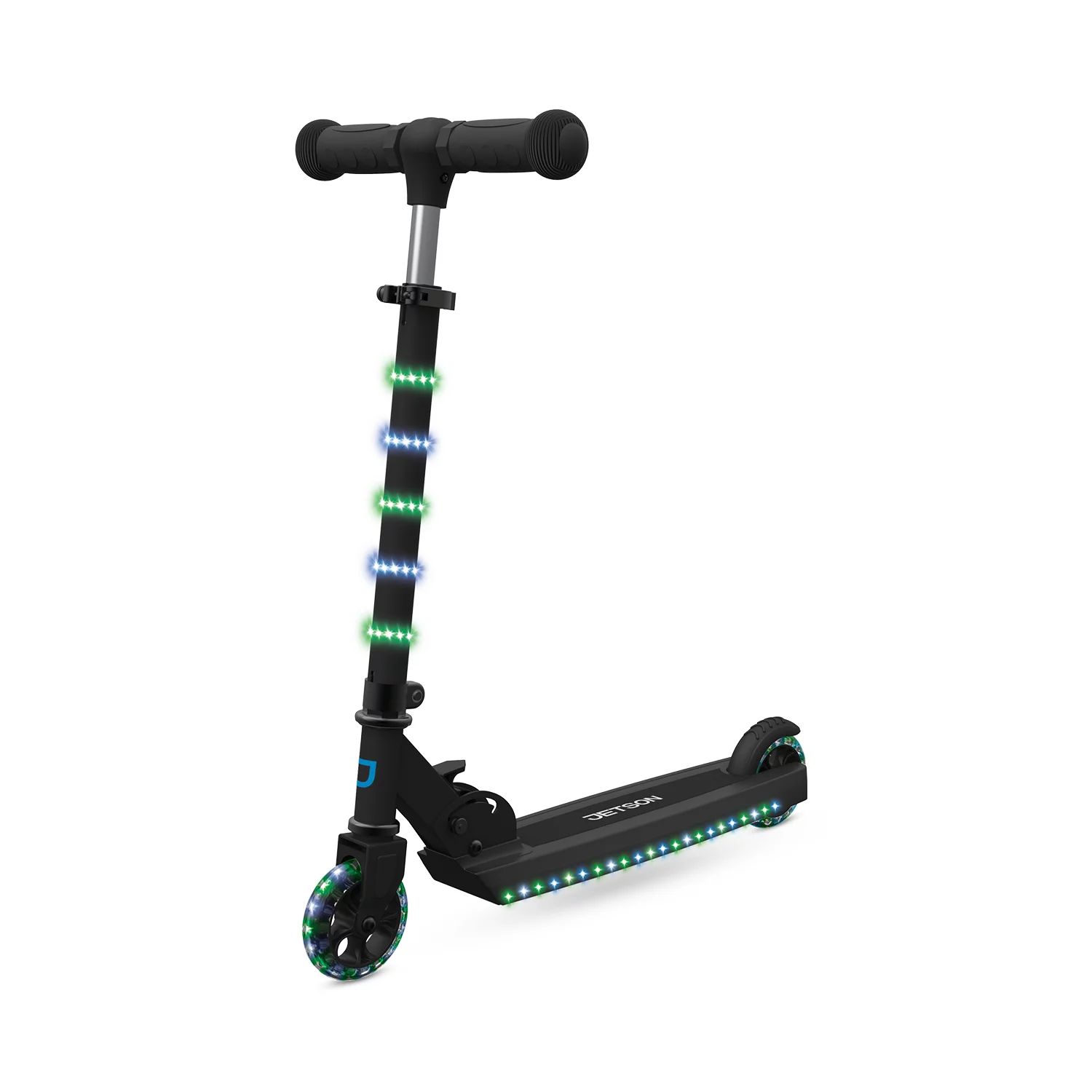 Jetson Orbit Light-up Folding Kids Kick Scooter, Blue - Walmart.com | Walmart (US)