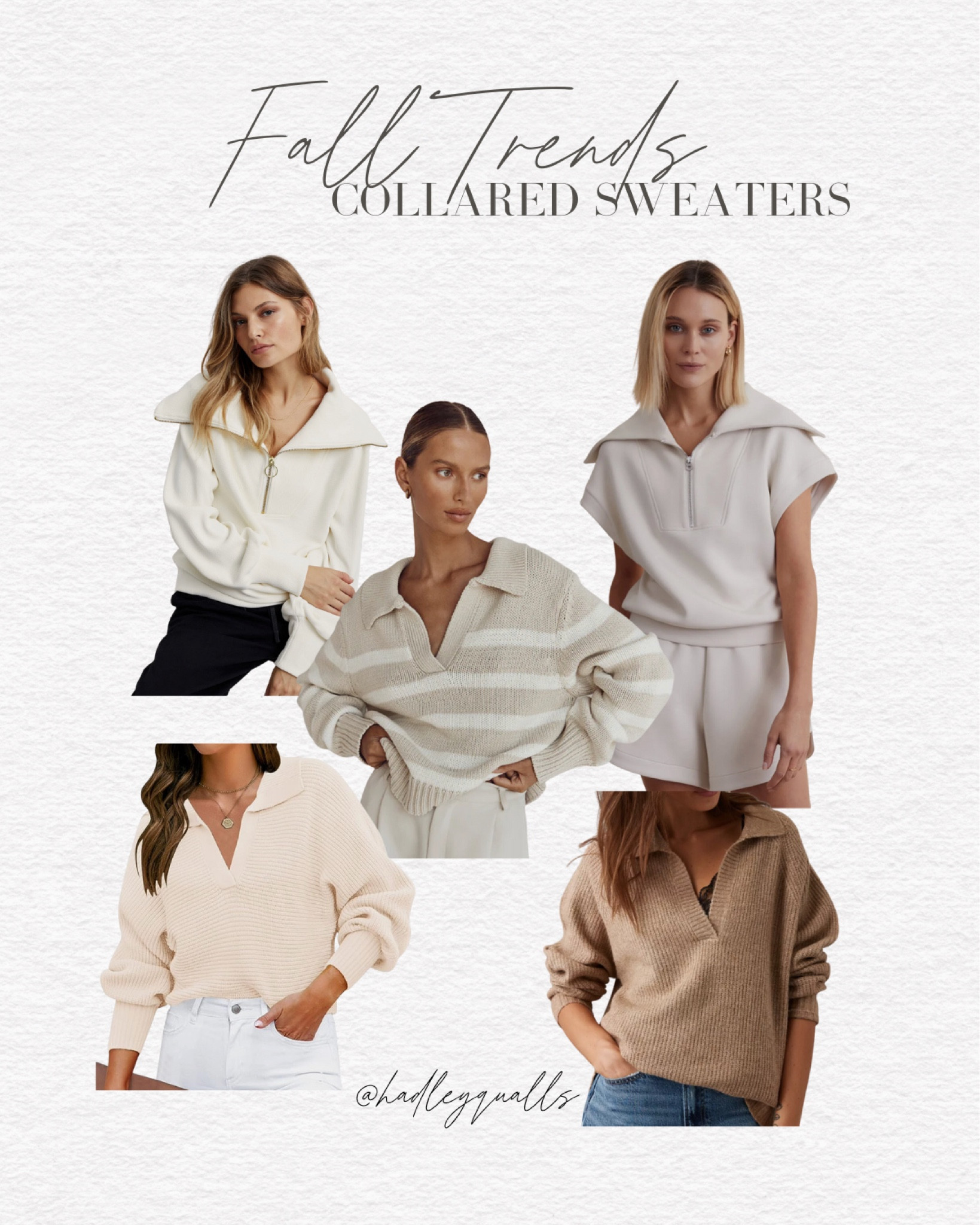 Fall Trends: Collared Sweaters

Neutral sweaters
Neutral fall outfits
Cream sweaters
Fall outfit ideas
Fall transition

#LTKunder100 #LTKSeasonal #LTKsalealert