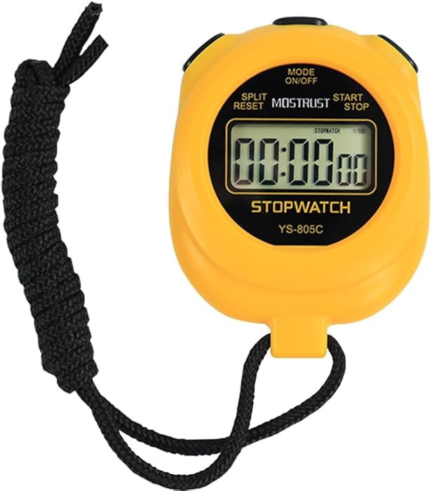 Digital Simple Stopwatch Timer, Single Lap Stopwatch Countdown Timer with On/Off, AAA Battery(Inc... | Amazon (US)