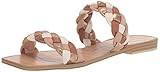 Dolce Vita Women's INDY Flat Sandal, Natural Multi Stella, 6.5 | Amazon (US)