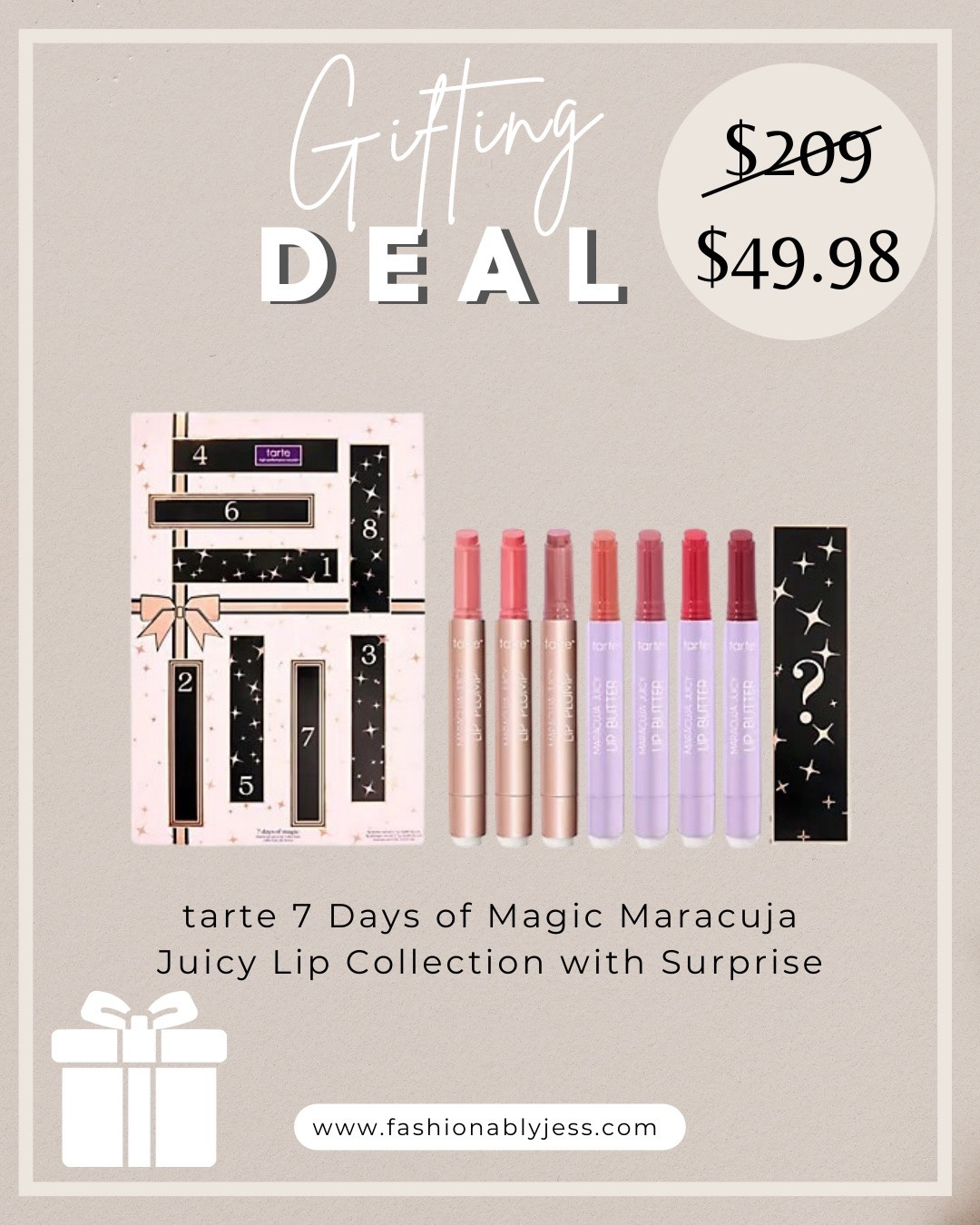 Huge sale on this Tarte Maracuja Juicy Lip collection! Great beauty gift idea for her

#LTKBeauty #LTKSaleAlert #LTKGiftGuide