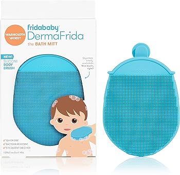 Frida Baby DermaFrida the Bath Mitt | Toddler Quick-Dry Body Bath Brush, Silicone, Replacement to... | Amazon (US)
