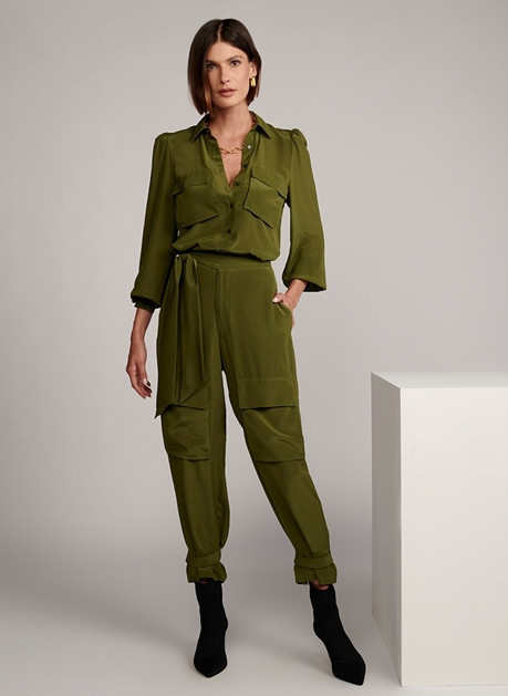 Calça Le Lis Giulia Seda Feminina | LeLisBlanc (BR)