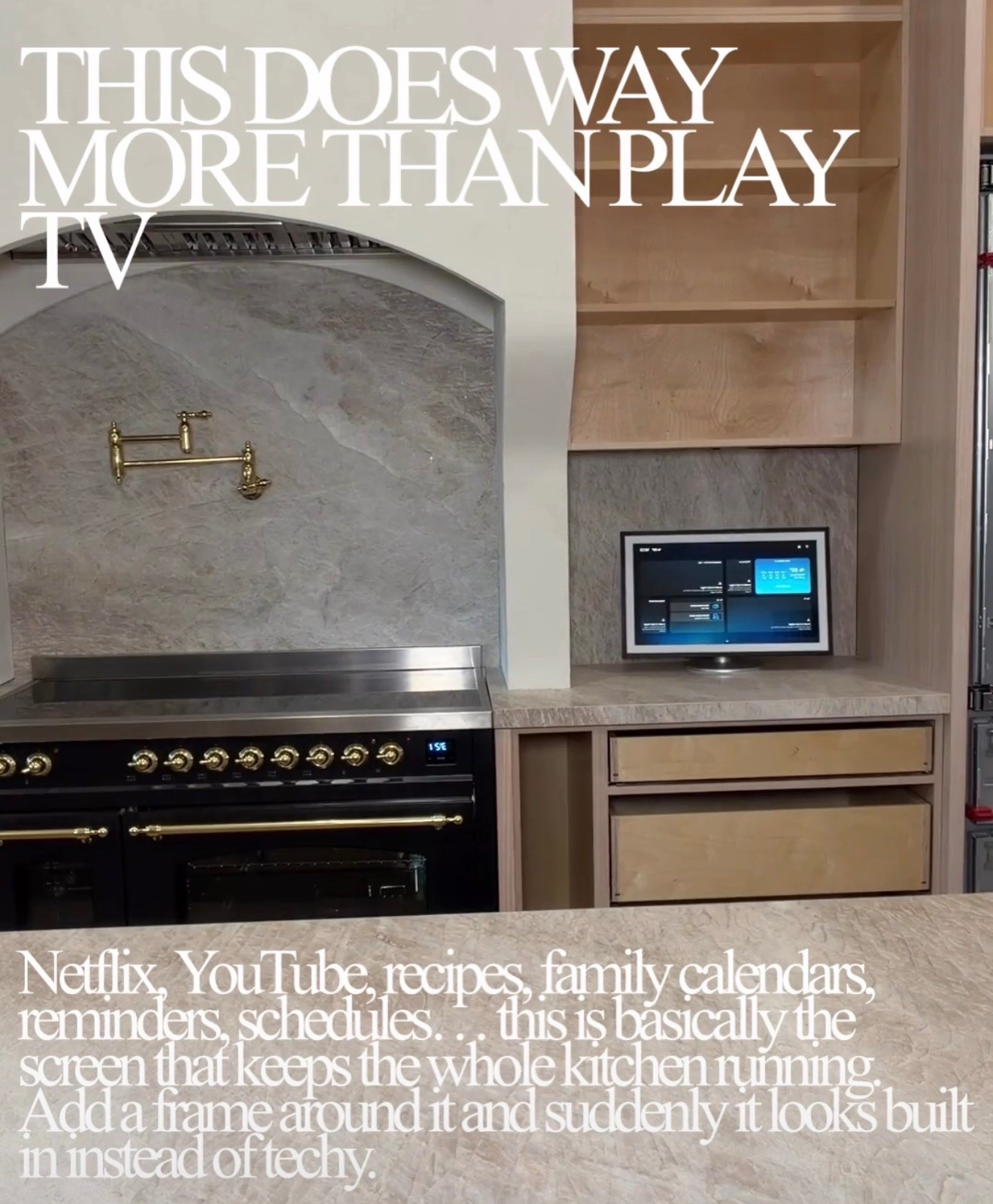 THE KITCHEN UPGRADE YOU DIDN’T KNOW YOU NEEDED 👀

This does way more than play TV—it puts recipes, family calendars, reminders, schedules and entertainment right where everyone can see them. One little upgrade that can make a busy kitchen feel WAY more organized.

smart kitchen display, kitchen organization ideas, family command center, digital family calendar, kitchen smart home, recipe display screen, smart home finds, kitchen technology, home organization finds, Amazon home finds

Scroll to shop! ✨ Everything from this post is linked below. 👇🏽

📲 Download the FREE LTK app & follow me (@kirasfashionfinds) to shop all my daily finds.

#LTKHome #LTKFamily #LTKFinds