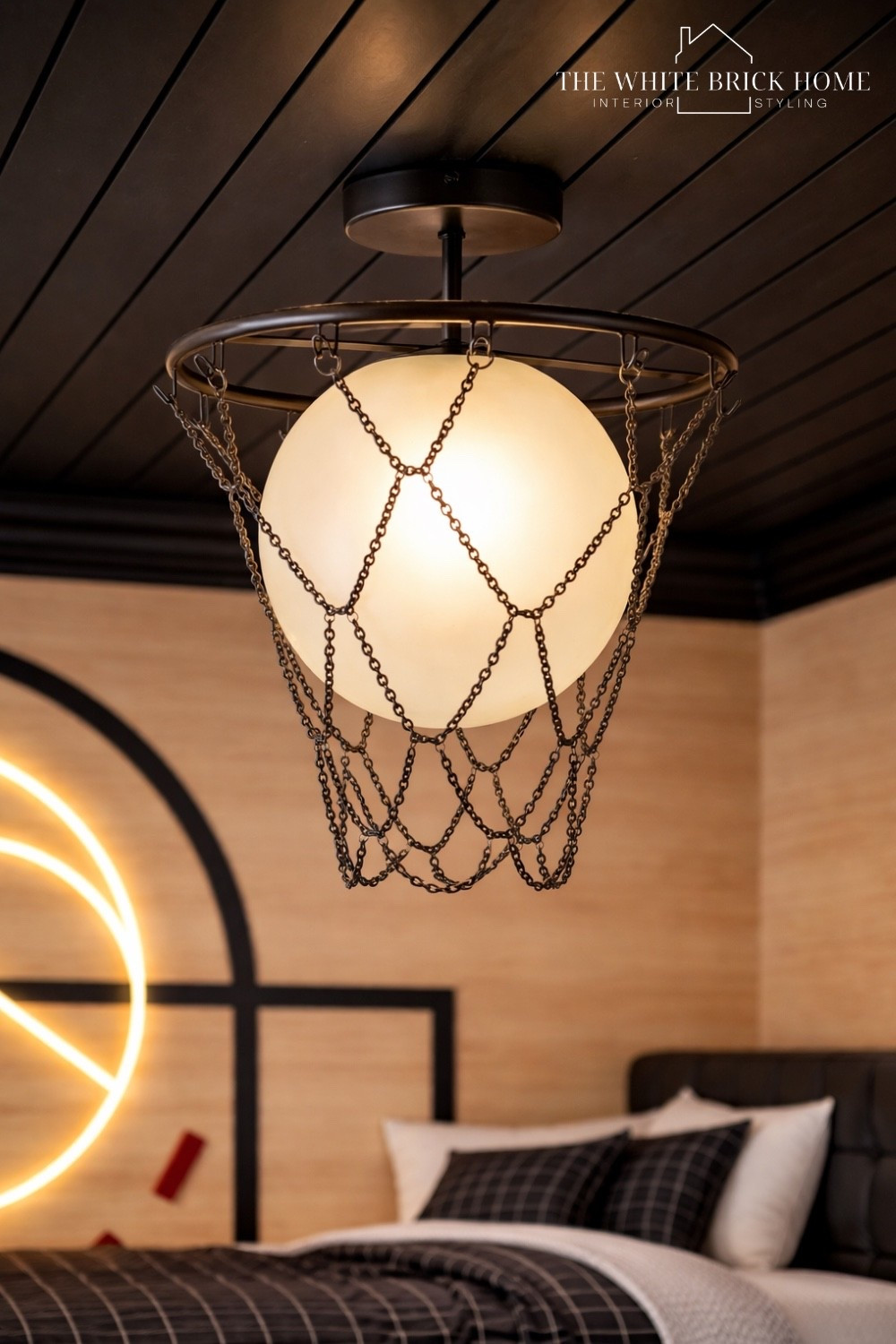 A slam dunk statement might turns any boys room into the ultimate cool zone. 
🖤🖤
Boys room, boys bedroom, kids room, kids bedroom, ceiling light, light fixture, sports themed bedroom, sports room, sports room decor, basketball, basketball themed bedroom, boys room decor ideas, boys room ideas, home design, bedroom design, kids room theme, teen boy, teen bedroom, teen room ideas, bedroom decor ideas, pottery barn, pottery barn teen 


#LTKSeasonal #LTKHome #LTKKids