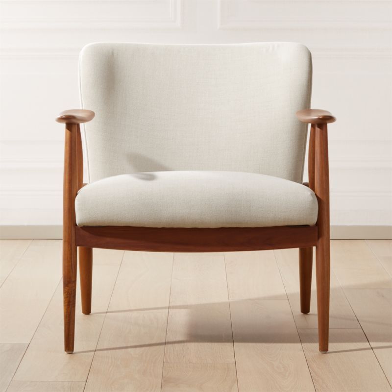 Troubadour Natural Modern Wood Frame Chair + Reviews | CB2 | CB2