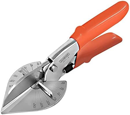 TOWOT Sharp Multi Angle Miter Shear Cutter Adjustable at 45 to 135 Degree with Safety Lock Hand Tool | Amazon (US)