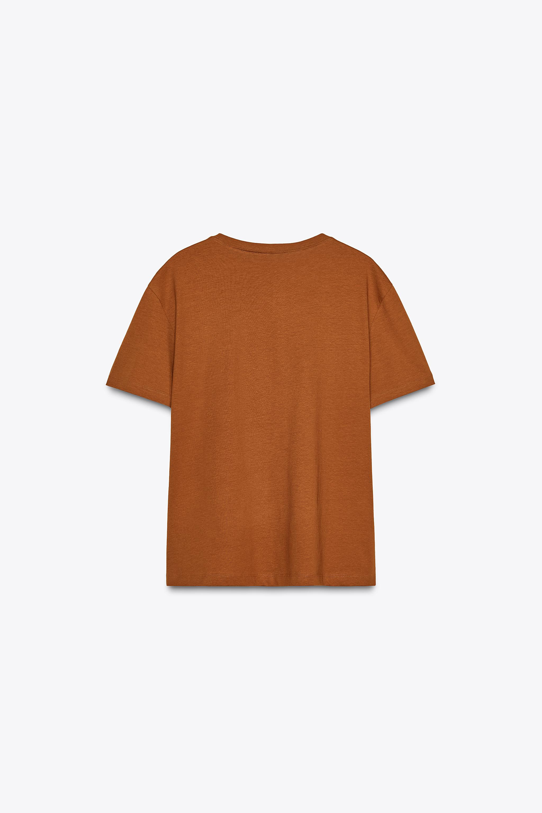 BASIC COTTON T-SHIRT | Zara US