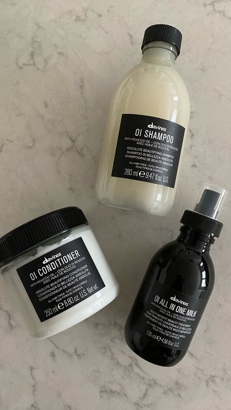 New shampoo and conditioner from Davines! The Oi line and all-in-one milk is key for silky smooth hair 

#LTKbeauty #LTKunder100