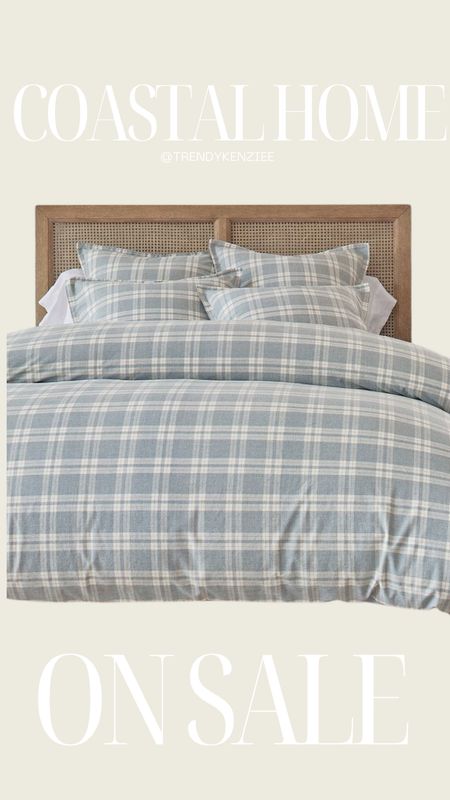 coastal bedding - coastal home decor on SALE! I love this bedding from pottery barn and it’s on major sale! 🌊🤍

#LTKhome