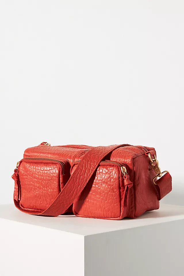 Boxy Leather Crossbody Bag | Anthropologie (US)