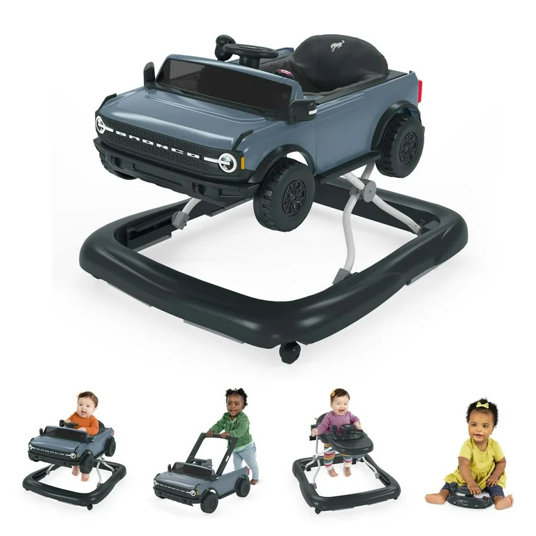 Ford Bronco 4-in-1 Blue Grey Infant Baby Activity Walker with 4 Ways to Play by Bright Starts, Un... | Walmart (US)