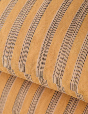 Oja Linen Cotton Pillowcases (Set Of 2) by Sarah Sherman Samuel, Peach, King | Lulu and Georgia 