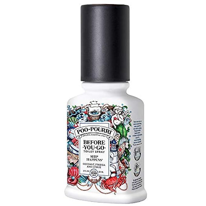 Poo-Pourri Before-You-Go Toilet Spray 2 oz Bottle, Ship Happens Scent | Amazon (US)