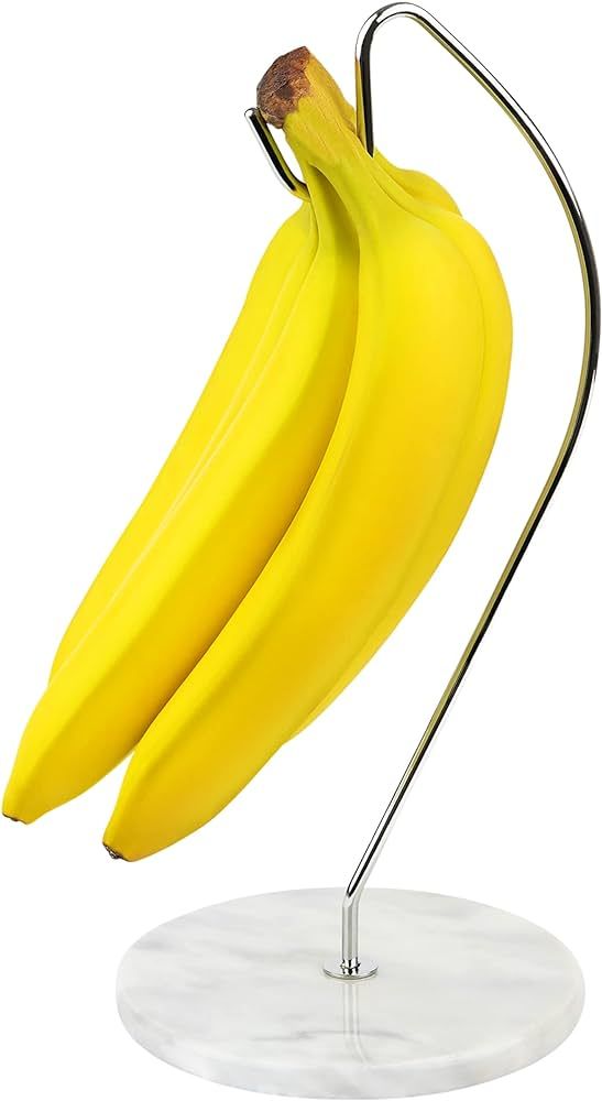Marble Banana Holder, Eye-Catching Kitchen Banana Hanger, Countertop Tree for Fruits | Amazon (US)