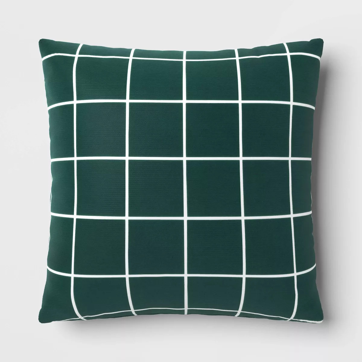 17"x17" Grid Square Outdoor Throw Pillow - Room Essentials™ | Target
