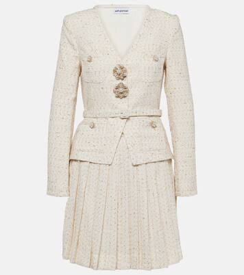 Jacket-detail bouclé minidress | Mytheresa (US/CA)