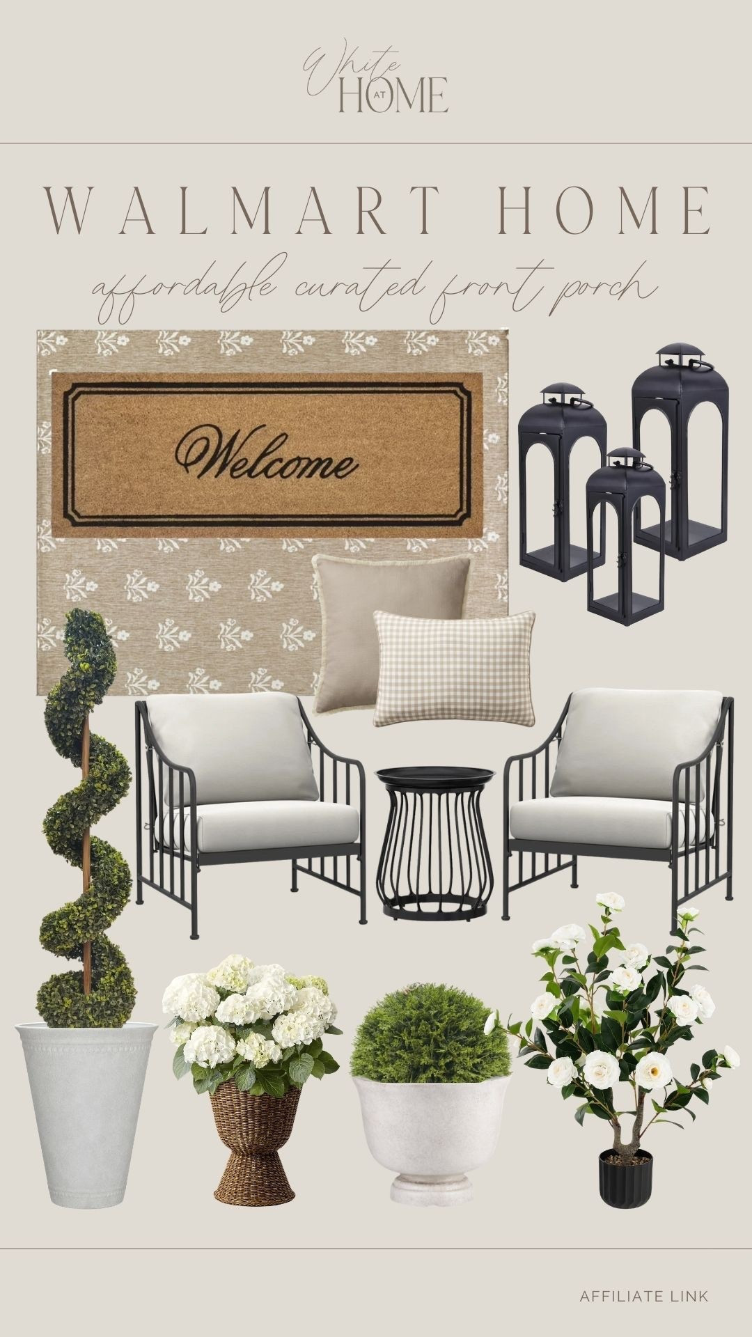 A curated affordable front porch for spring and summer! The prettiest finds that look high end and designer. We have many of these pieces on our front porch, as well as many styles similar to these. You can’t beat these prices! 

#LTKSpringSale #LTKHome