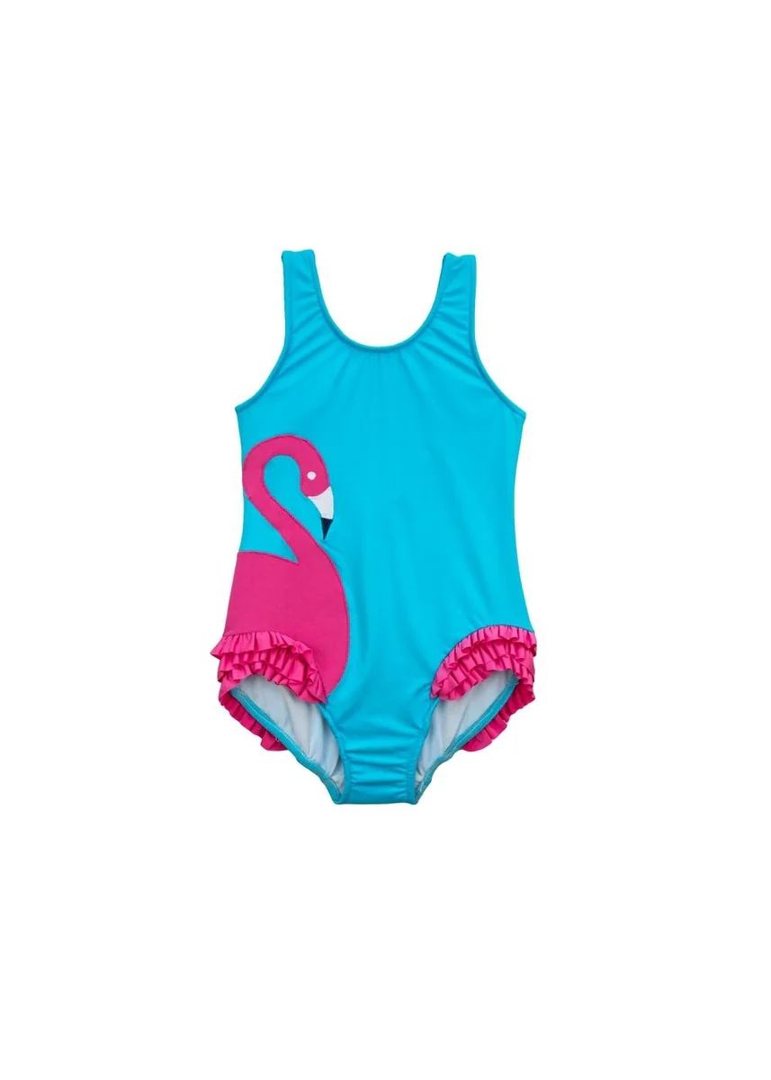 Flamingo Swimsuit With Ruffles | Florence Eiseman